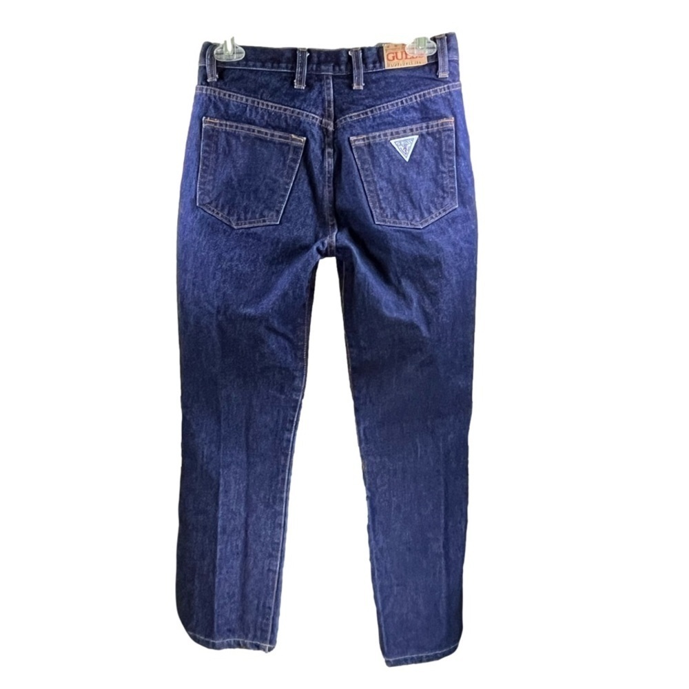 Guess straight leg jeans 100% cotton dark wash - Picture 3 of 10